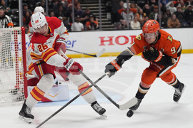Flames Ducks Hockey
