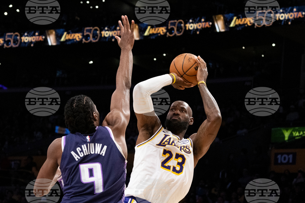 Новак Джокович се срещна с Леброн Джеймс и Лука Дончич на мач на Лейкърс