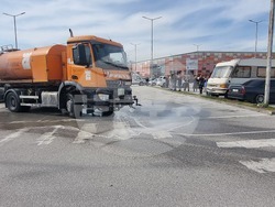 Пловдив - улици - пролетно миене