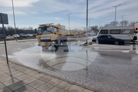 Пловдив - улици - пролетно миене