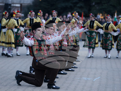 Казанлък - тържествена заря-проверка