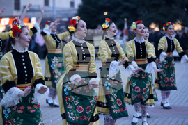 Казанлък - тържествена заря-проверка