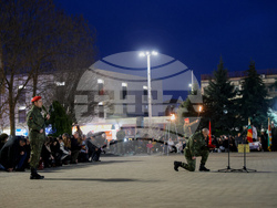 Казанлък - тържествена заря-проверка