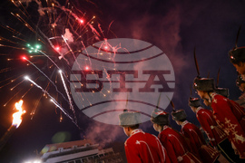 Казанлък - тържествена заря-проверка