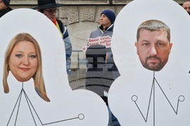 Румъния - Букурещ - протест под надслов „Поход към Москва“