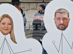 Румъния - Букурещ - протест под надслов „Поход към Москва“