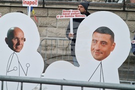 Румъния - Букурещ - протест под надслов „Поход към Москва“