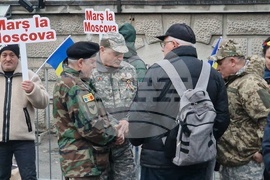 Румъния - Букурещ - протест под надслов „Поход към Москва“