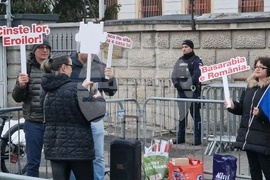 Румъния - Букурещ - протест под надслов „Поход към Москва“