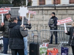 Румъния - Букурещ - протест под надслов „Поход към Москва“