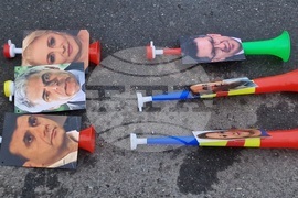 Румъния - Букурещ - протест под надслов „Поход към Москва“