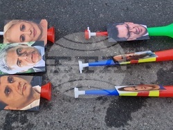 Румъния - Букурещ - протест под надслов „Поход към Москва“