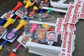 Румъния - Букурещ - протест под надслов „Поход към Москва“