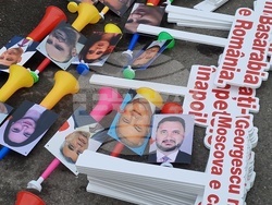 Румъния - Букурещ - протест под надслов „Поход към Москва“