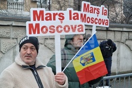 Румъния - Букурещ - протест под надслов „Поход към Москва“