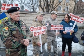 Румъния - Букурещ - протест под надслов „Поход към Москва“