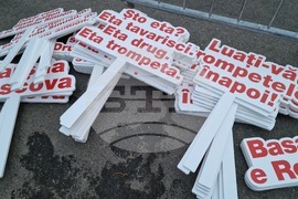 Румъния - Букурещ - протест под надслов „Поход към Москва“