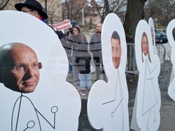 Румъния - Букурещ - протест под надслов „Поход към Москва“