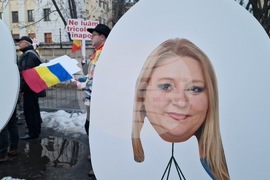 Румъния - Букурещ - протест под надслов „Поход към Москва“