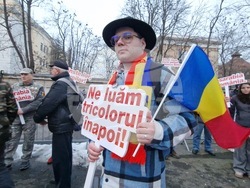 Румъния - Букурещ - протест под надслов „Поход към Москва“