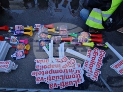 Румъния - Букурещ - протест под надслов „Поход към Москва“