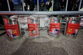 Румъния - Букурещ - протест под надслов „Поход към Москва“