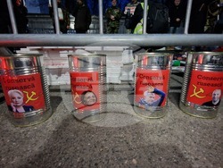 Румъния - Букурещ - протест под надслов „Поход към Москва“