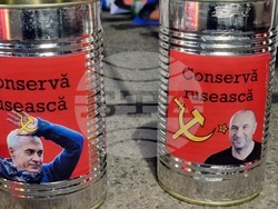 Румъния - Букурещ - протест под надслов „Поход към Москва“