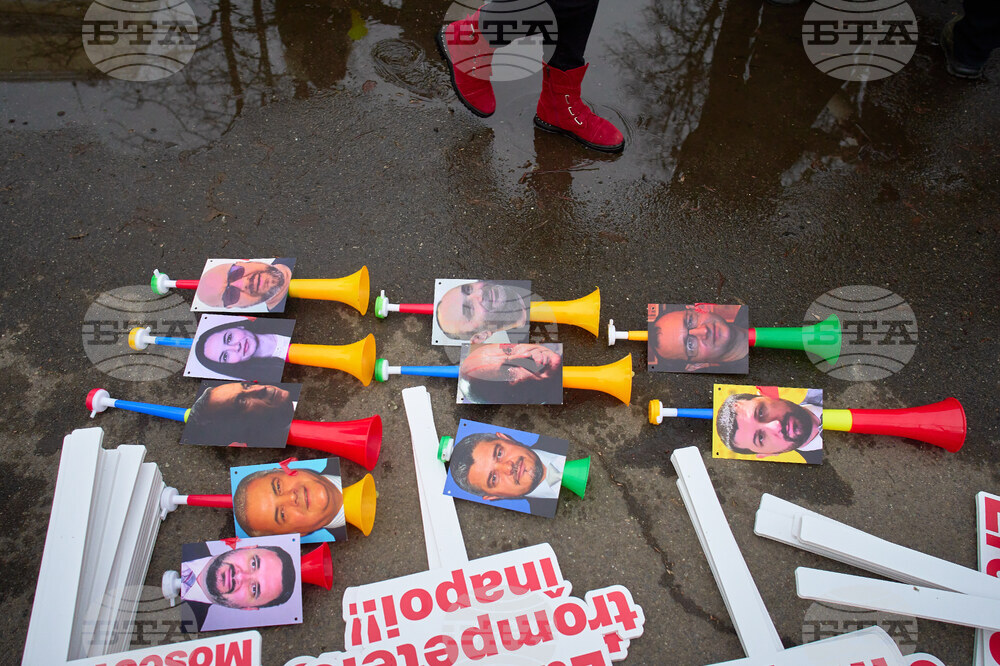 Romania Russia Protest
