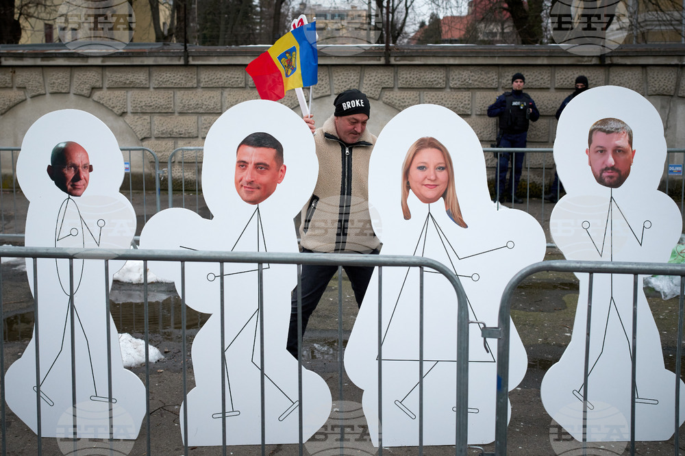 Romania Russia Protest