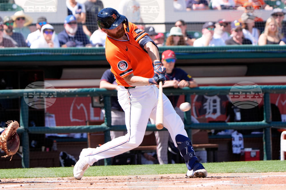 Braves Tigers Spring Baseball