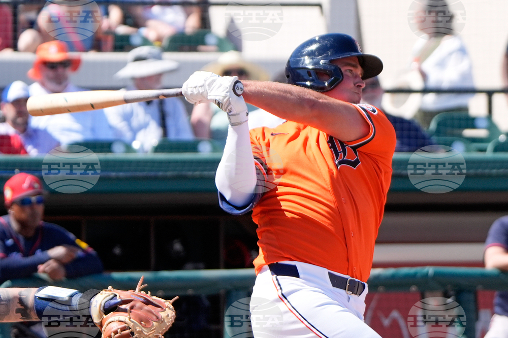 Braves Tigers Spring Baseball