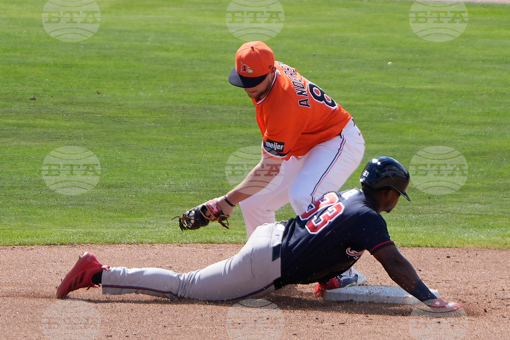 Braves Tigers Spring Baseball