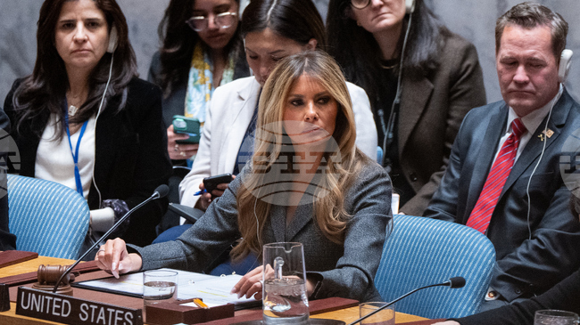 Мелания Тръмп стана първата съпруга на световен лидер, която председателства заседание на Съвета за сигурност на ООН