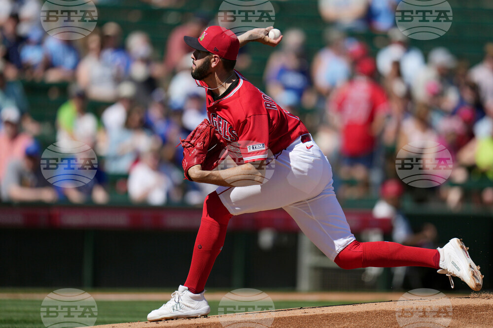 Royals Angels Spring Baseball