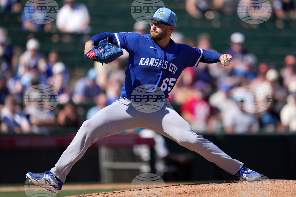 Royals Angels Spring Baseball