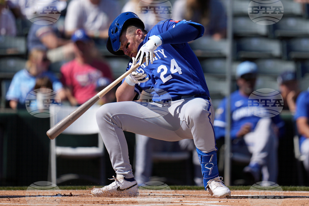 Royals Angels Spring Baseball
