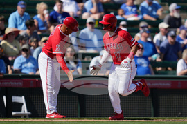 Royals Angels Spring Baseball