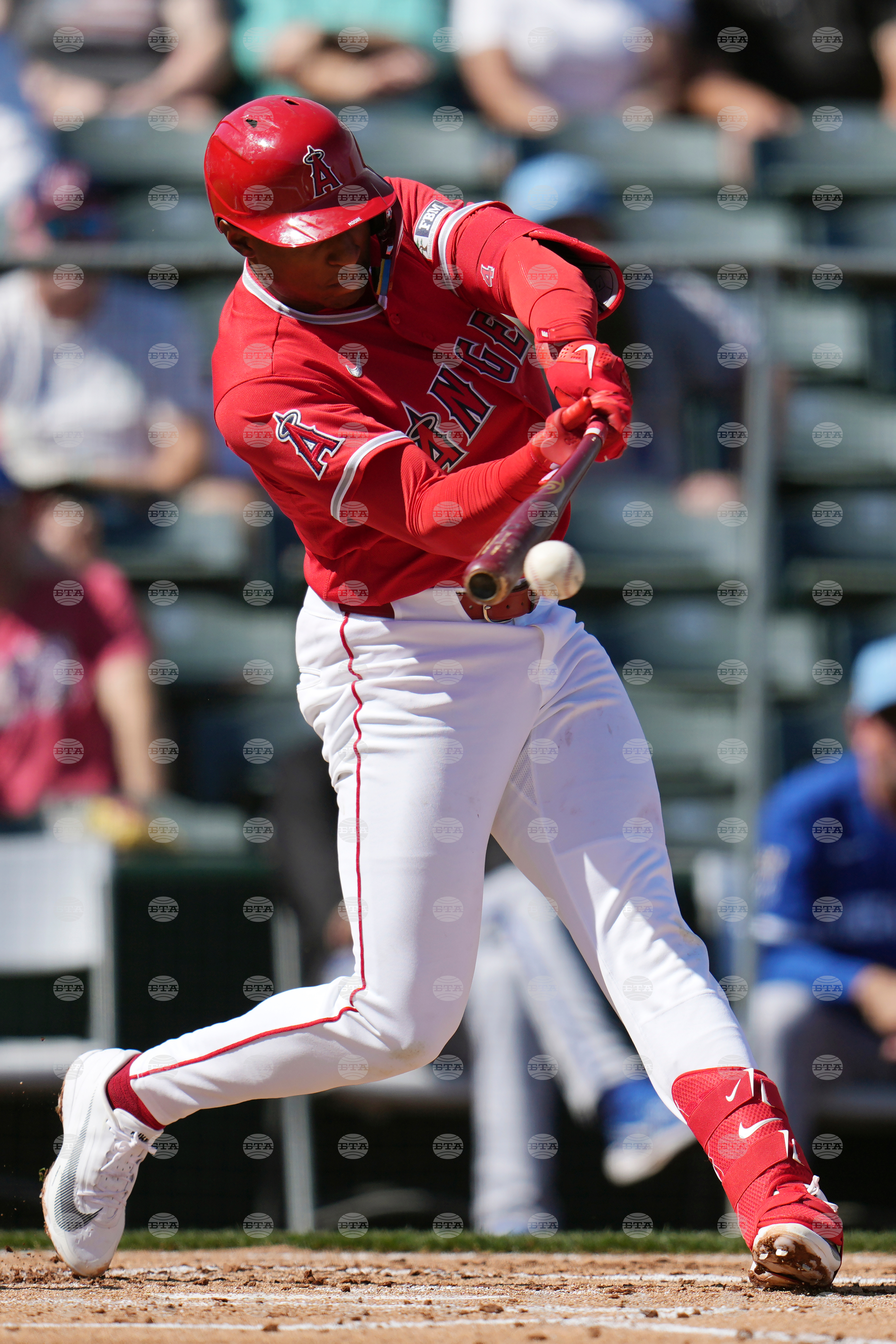 Royals Angels Spring Baseball