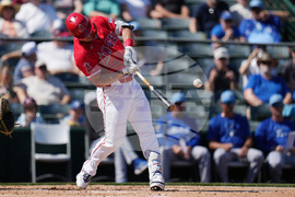 Royals Angels Spring Baseball