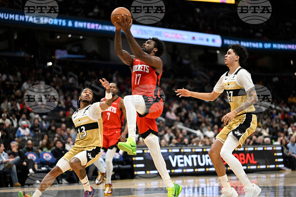 Rockets Wizards Basketball