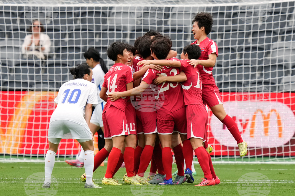 Women's Asia Cup Soccer North Korea Uzbekistan