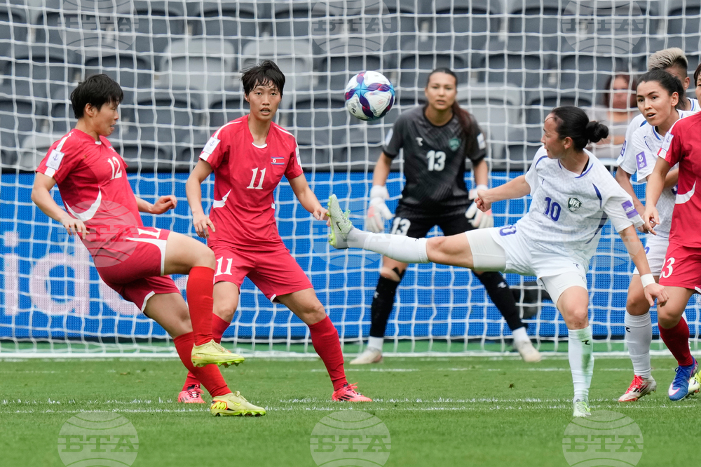Women's Asia Cup Soccer North Korea Uzbekistan
