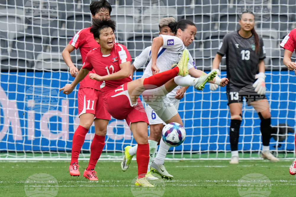 Women's Asia Cup Soccer North Korea Uzbekistan