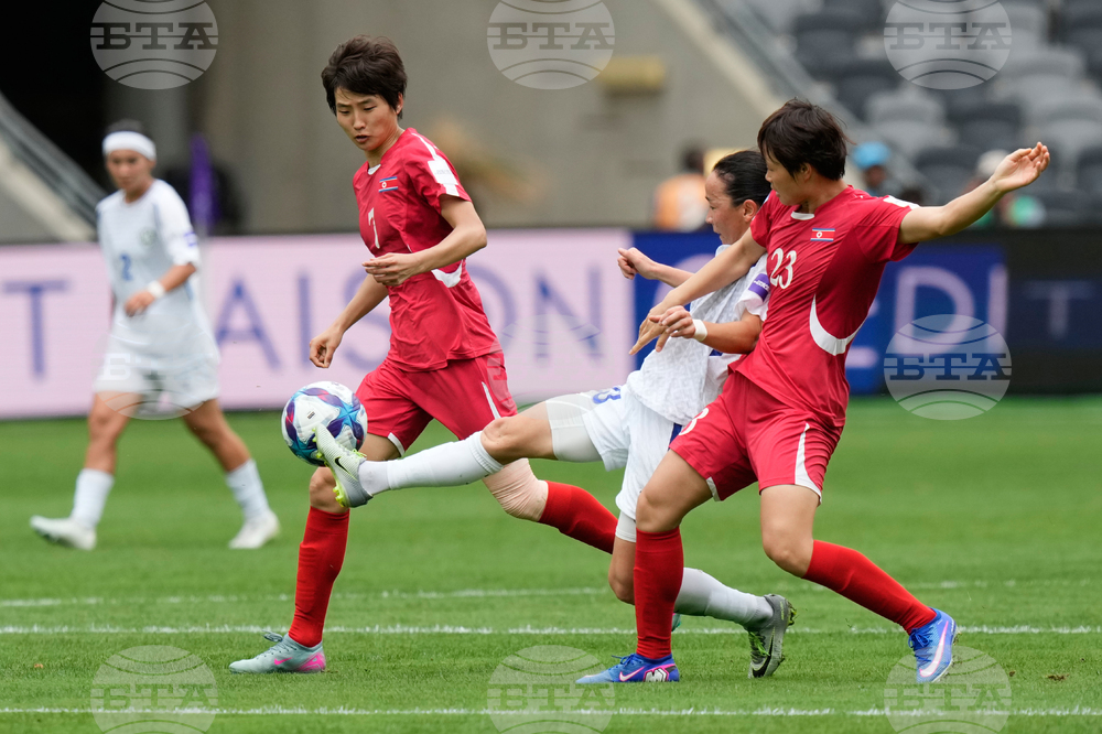 Women's Asia Cup Soccer North Korea Uzbekistan