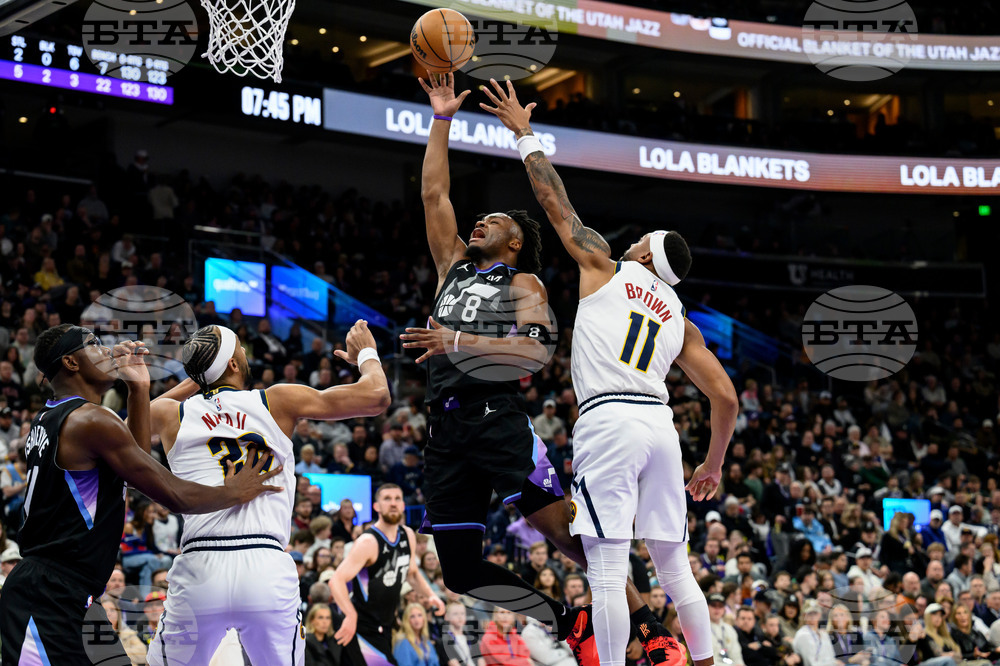 Nuggets Jazz Basketball