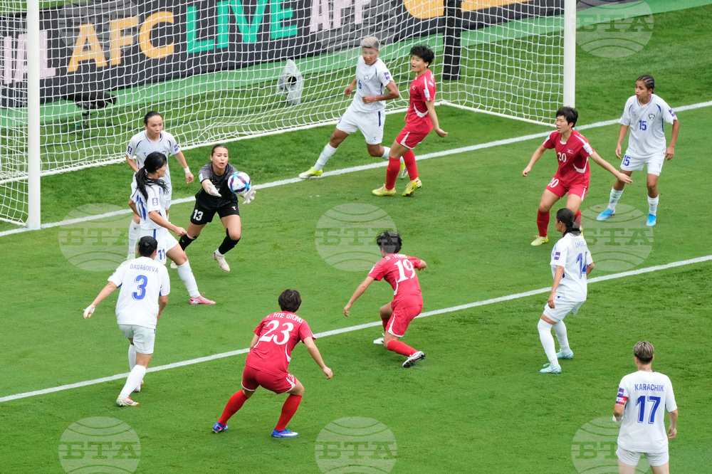 Women's Asia Cup Soccer North Korea Uzbekistan