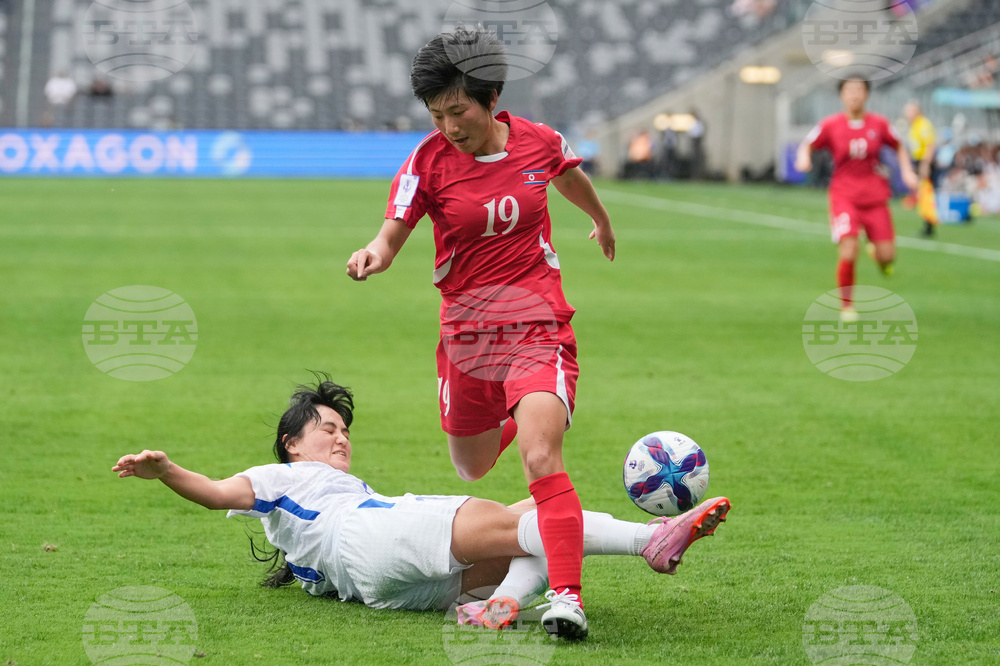 Women's Asia Cup Soccer North Korea Uzbekistan