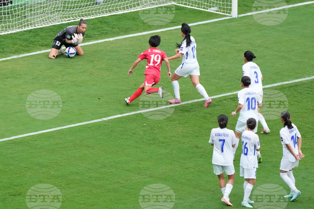 Women's Asia Cup Soccer North Korea Uzbekistan