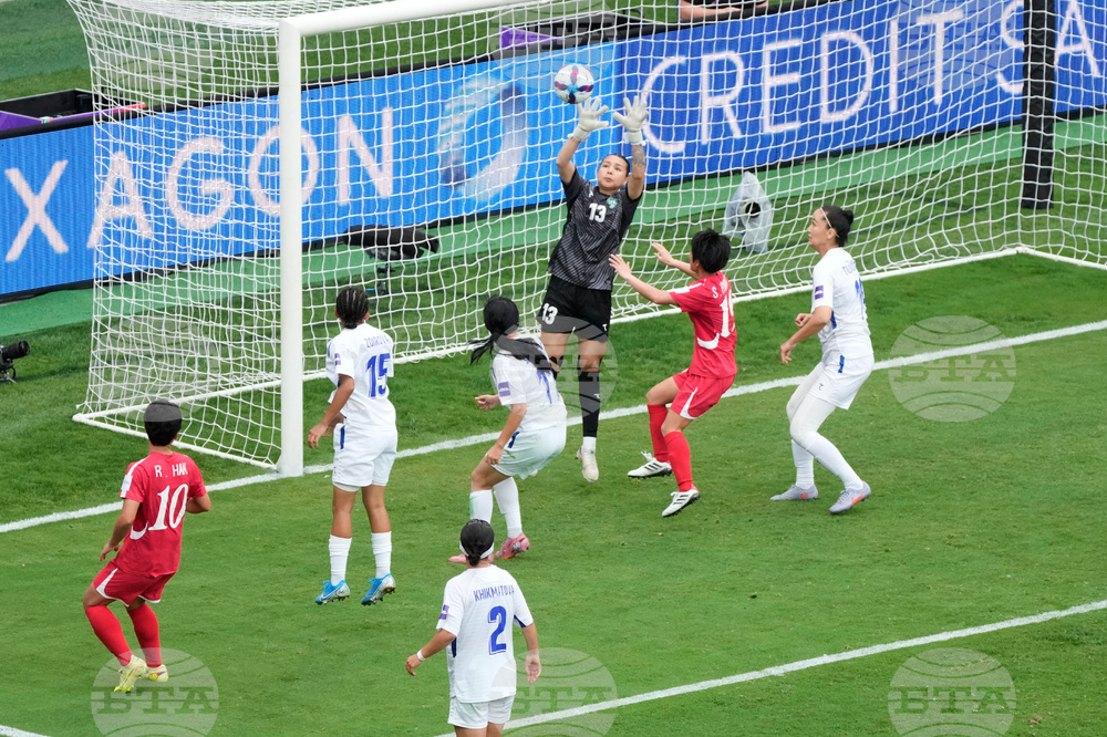 Women's Asia Cup Soccer North Korea Uzbekistan